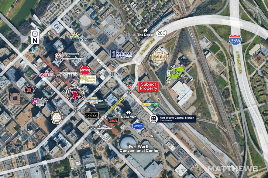 715 Jones St, Fort Worth, TX à louer - Photo de l’immeuble – Image 3 sur 4