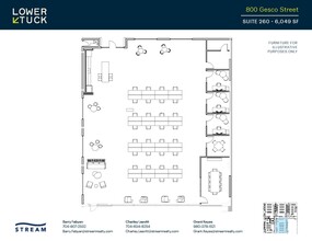 800 Gesco St, Charlotte, NC à louer Plan d’étage– Image 1 sur 1