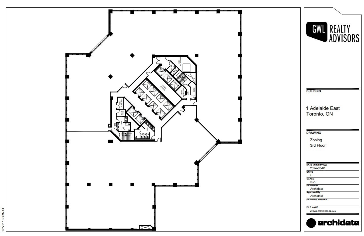 1 Adelaide St E, Toronto, ON à louer Plan d’étage– Image 1 sur 1