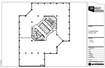 1 Adelaide St E, Toronto, ON à louer Plan d’étage– Image 1 sur 1