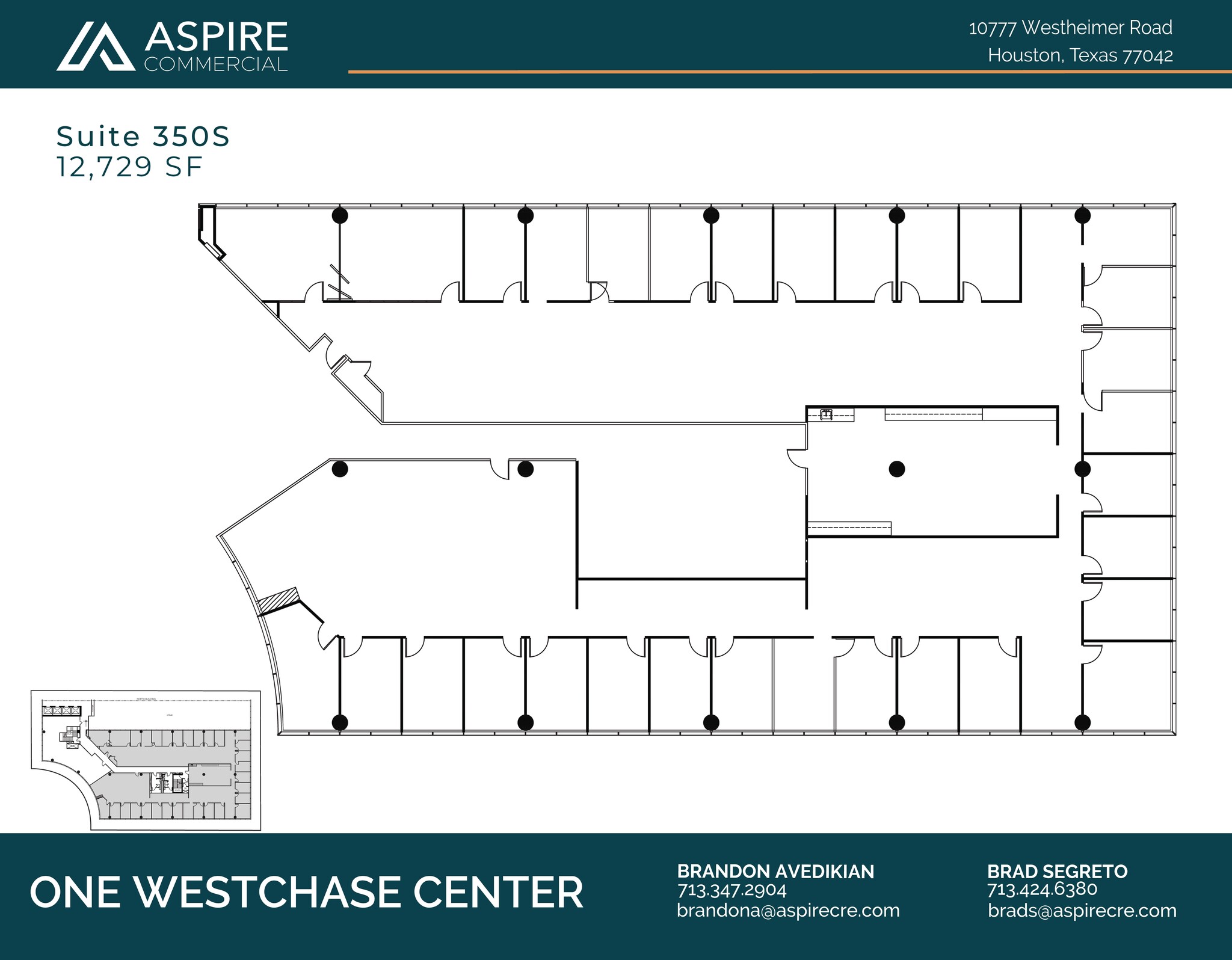 10777 Westheimer Rd, Houston, TX à louer Plan d’étage– Image 1 sur 1