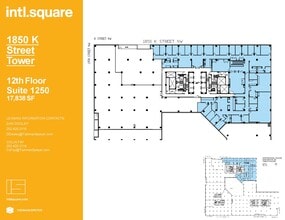 1875 I St NW, Washington, DC à louer Plan d’étage– Image 1 sur 1