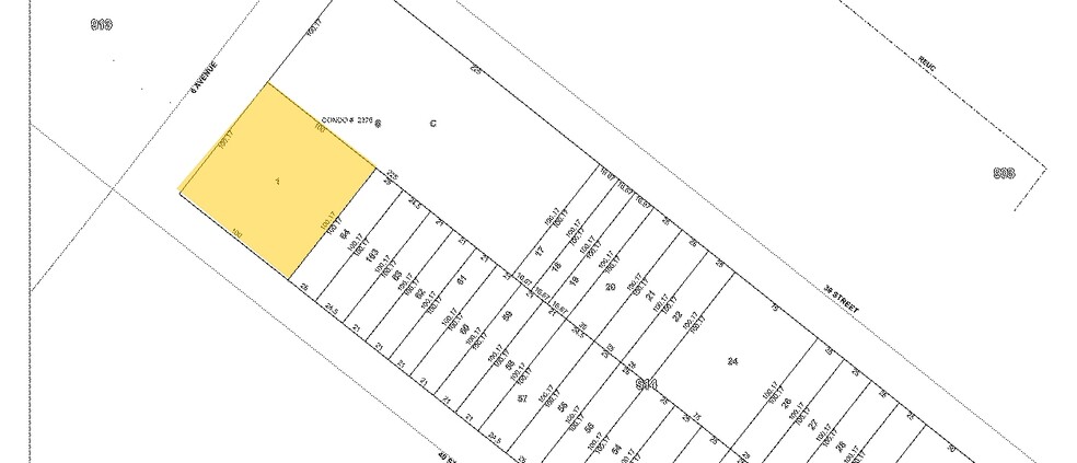 601 40th St, Brooklyn, NY à vendre - Plan cadastral – Image 3 sur 3