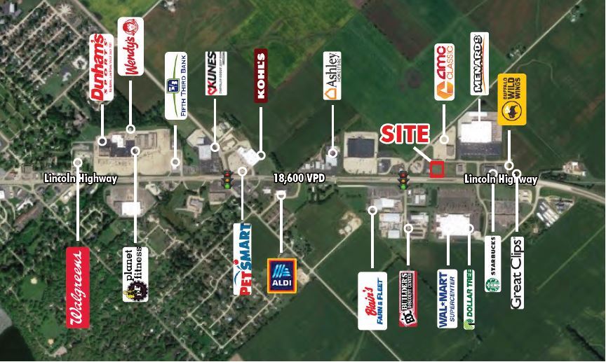 3820-4006 E Lincolnway Hwy, Sterling, IL à vendre - Photo de l’immeuble – Image 1 sur 2