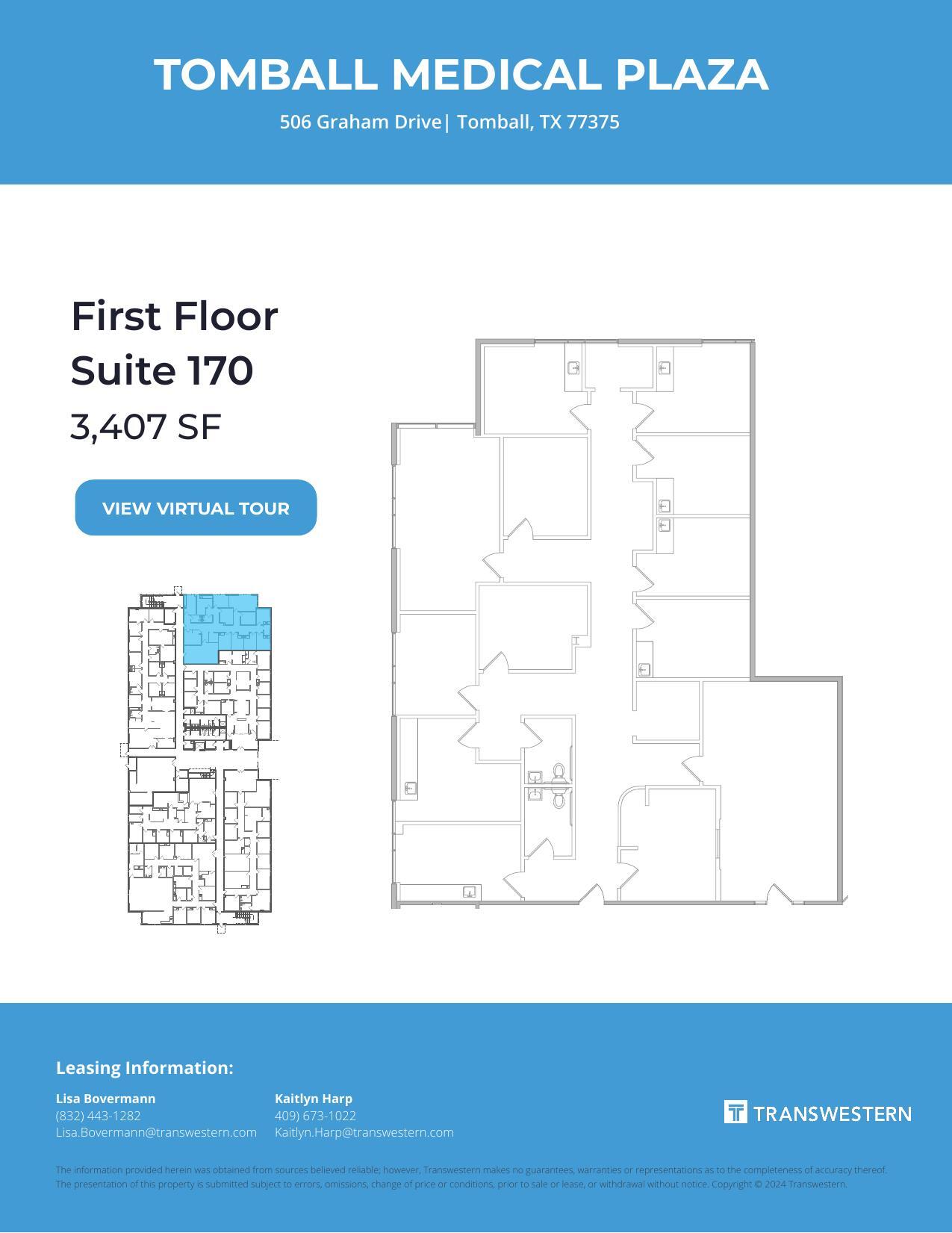 506 Graham Dr, Tomball, TX à louer Plan d’étage– Image 1 sur 1
