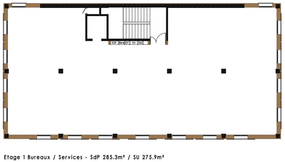 Bureau dans Versailles à vendre - Plan d’étage – Image 3 sur 3