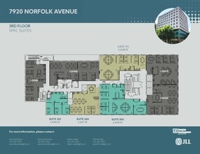 7900-7920 Norfolk Ave, Bethesda, MD à louer Plan d’étage– Image 2 sur 2