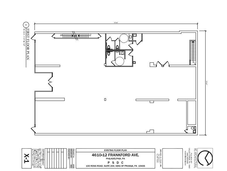 4610 Frankford Ave, Philadelphia, PA à louer Plan d’étage– Image 1 sur 2