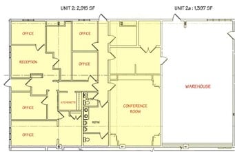 296 Churchmans Rd, New Castle, DE à louer Plan d’étage– Image 1 sur 1