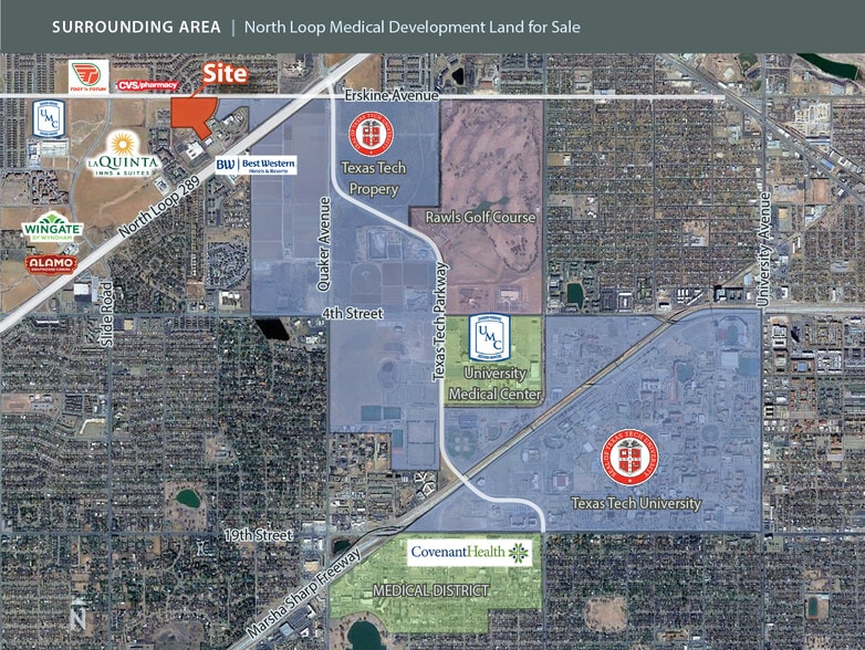 4246 N Loop 289, Lubbock, TX à vendre - Aérien – Image 2 sur 9