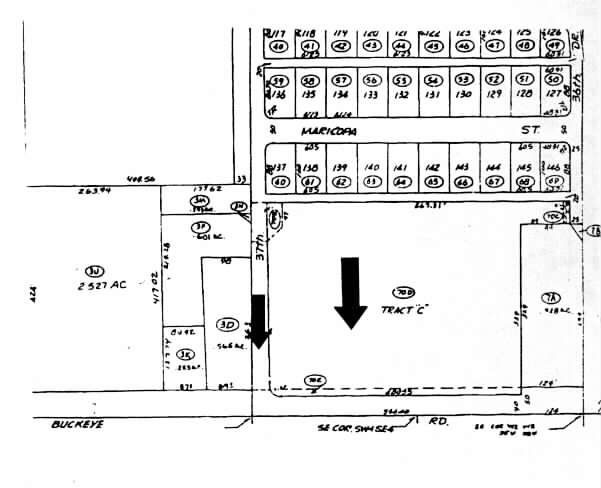 3636 W Buckeye Rd, Phoenix, AZ à louer - Plan cadastral – Image 2 sur 8