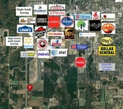 Hwy 25 Bypass, Starkville, MS - VUE AÉRIENNE vue de carte