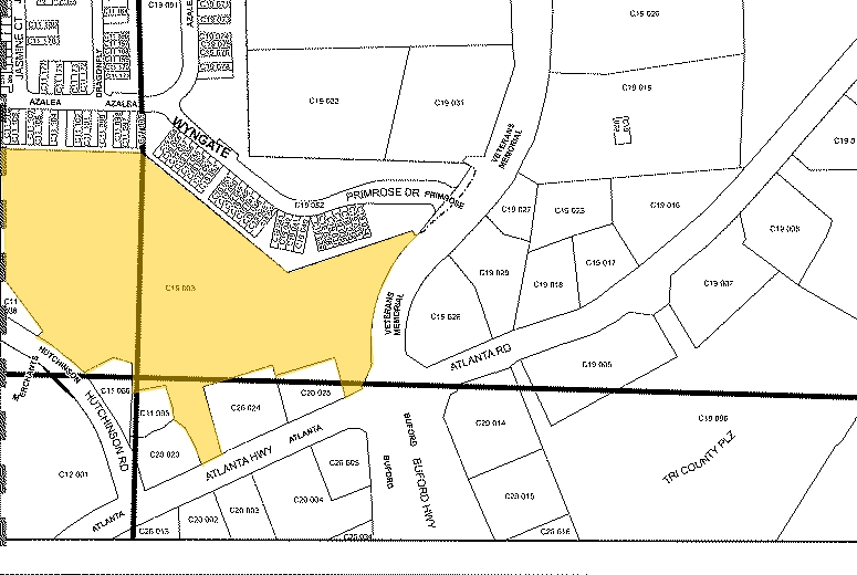 655 Atlanta Rd, Cumming, GA à louer - Plan cadastral – Image 2 sur 7
