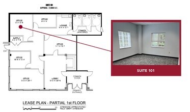 2601 Weston Pky, Cary, NC à louer Plan d’étage– Image 2 sur 5