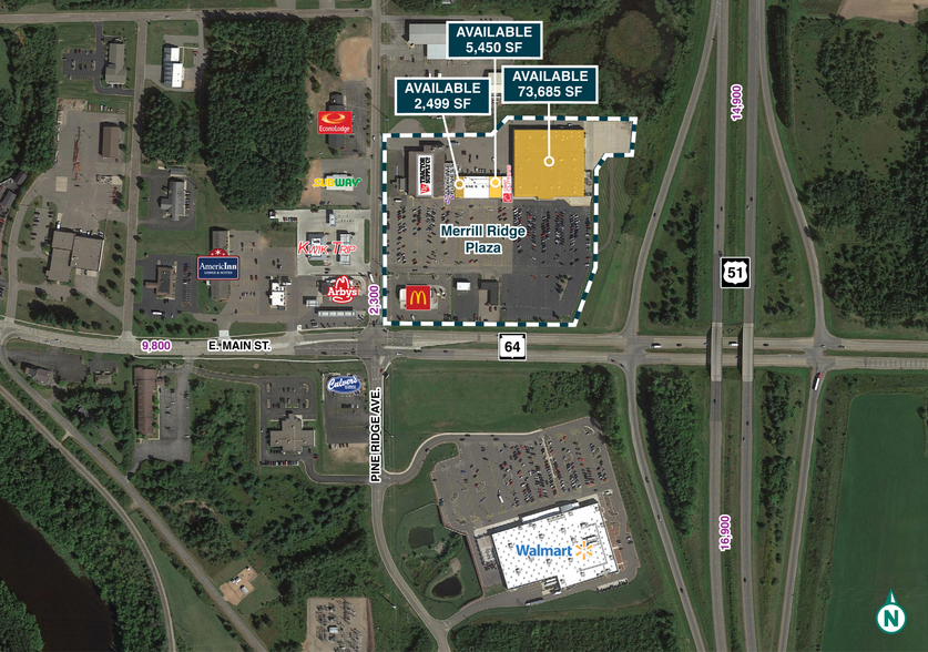 3500 E Main St, Merrill, WI à louer - Photo de l’immeuble – Image 3 sur 9