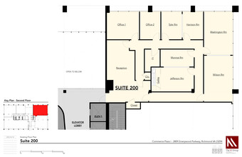 2809 Emerywood Pky, Richmond, VA à louer Plan de site– Image 1 sur 3