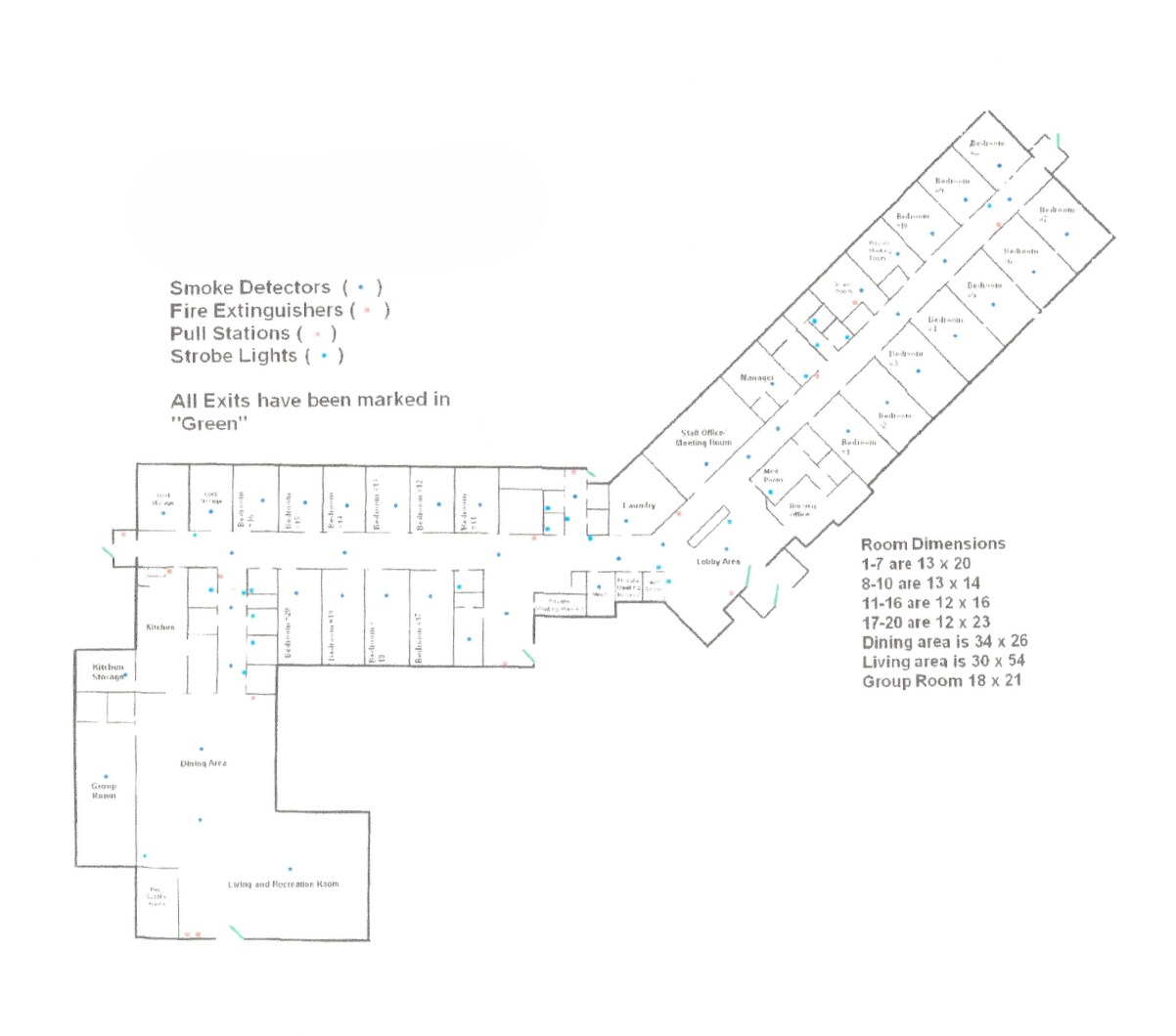 1311 N Danz Ave, Green Bay, WI à louer Plan d’étage– Image 1 sur 2