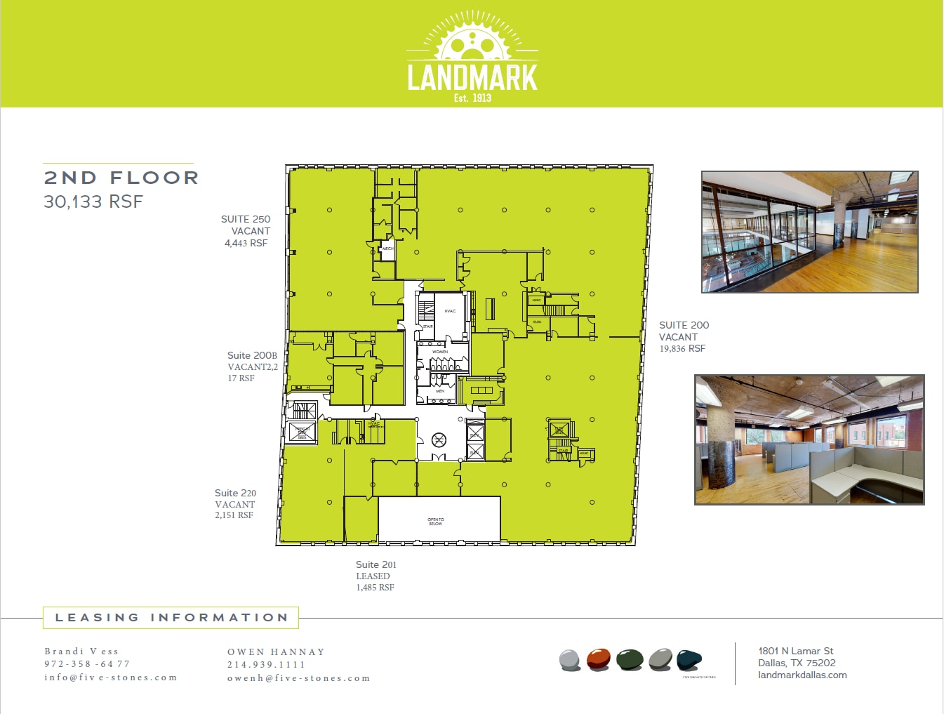 1801 N Lamar St, Dallas, TX à louer Plan d’étage– Image 1 sur 1