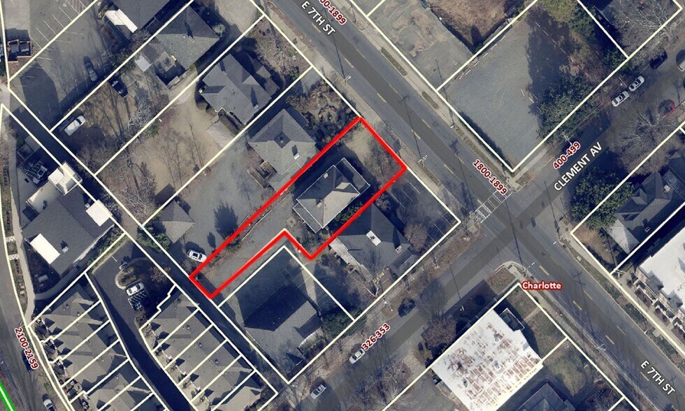 1824-1826 E 7th St, Charlotte, NC à louer - Aérien – Image 2 sur 23