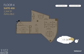 3102 Maple Ave, Dallas, TX à louer Plan d’étage– Image 1 sur 1