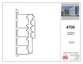 4709-4711 Golf Rd, Skokie, IL à louer Plan de site– Image 1 sur 1