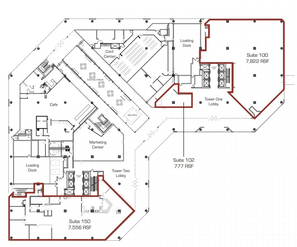 330 E Kilbourn Ave, Milwaukee, WI à louer Plan d’étage– Image 1 sur 1
