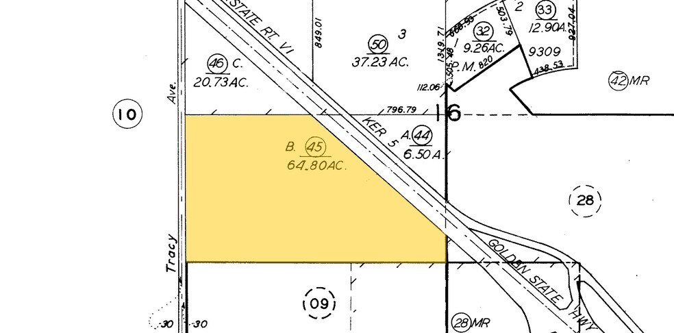 Tracy Ave, Buttonwillow, CA à vendre - Plan cadastral – Image 1 sur 17
