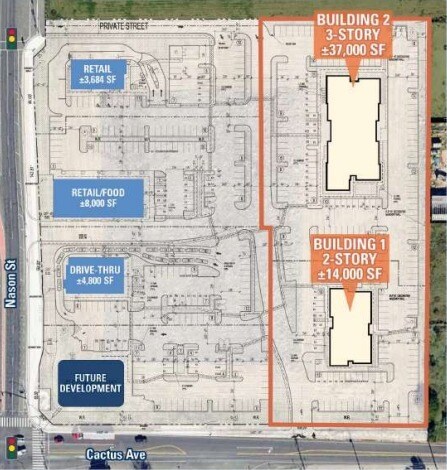 NW Corner of Cactus and Nason, Moreno Valley, CA à louer - Plan de site – Image 3 sur 3