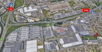 Corbeil-Essonnes, ESS - VUE AÉRIENNE vue de carte