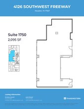 4126 Southwest Fwy, Houston, TX à louer Plan d’étage– Image 1 sur 1