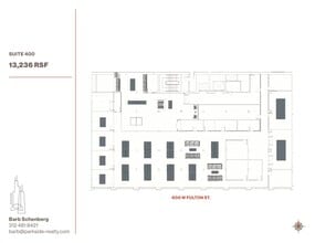 600 W Fulton St, Chicago, IL à louer Plan d’étage– Image 1 sur 5