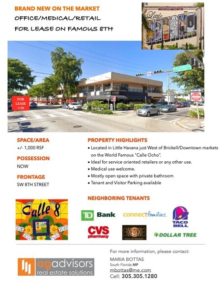 1101-1111 SW 8th St, Miami, FL à louer - Photo de l’immeuble – Image 1 sur 12