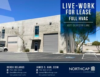 Plus de détails pour 4071 Silvestri Ln, Las Vegas, NV - Local d'activités à louer
