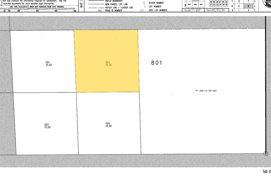 Hwy 168, Moapa, NV à vendre - Plan cadastral – Image 2 sur 5
