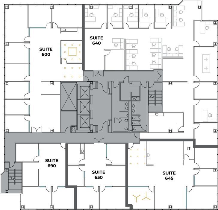 611 Anton Blvd, Costa Mesa, CA à louer Plan d’étage– Image 1 sur 1