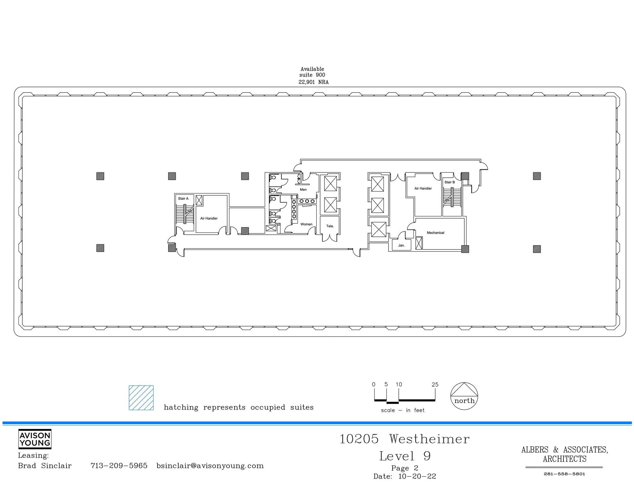 10205 Westheimer Rd, Houston, TX à louer Plan de site– Image 1 sur 2