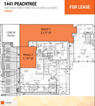 1441 Peachtree St, Atlanta, GA à louer Plan d’étage– Image 1 sur 1
