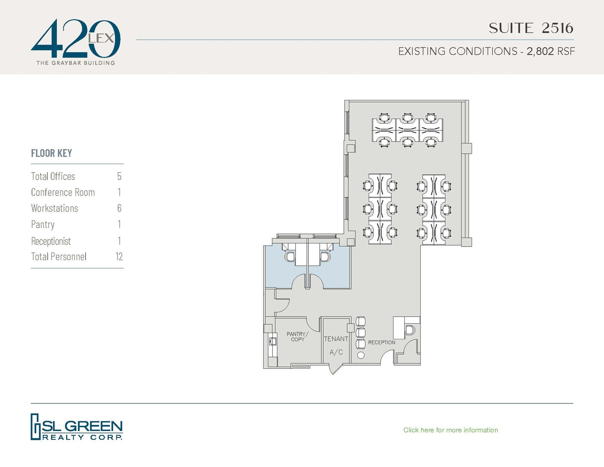 420 Lexington Ave, New York, NY à louer Plan d’étage– Image 1 sur 1