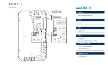 12760 Danielson Ct, Poway, CA à louer Plan d’étage– Image 2 sur 2