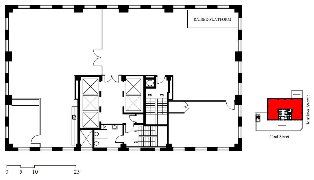 315 Madison Ave, New York, NY à louer Plan d’étage– Image 1 sur 1
