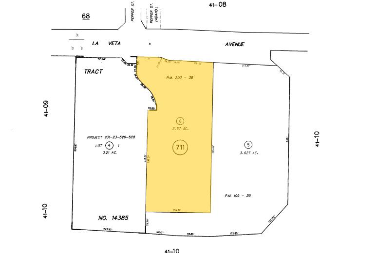 1120 W La Veta Ave, Orange, CA à louer - Plan cadastral – Image 3 sur 7