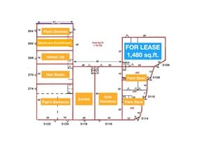 3106-3122 West Ave, San Antonio, TX à louer Plan de site– Image 1 sur 1