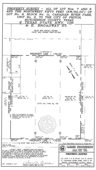 Plus de détails pour 422 E Broadway St, Fritch, TX - Terrain à vendre