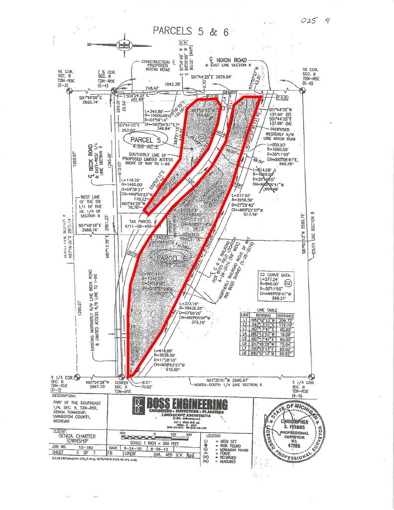 3684 Beck Rd, Howell, MI à vendre Plan cadastral– Image 1 sur 3