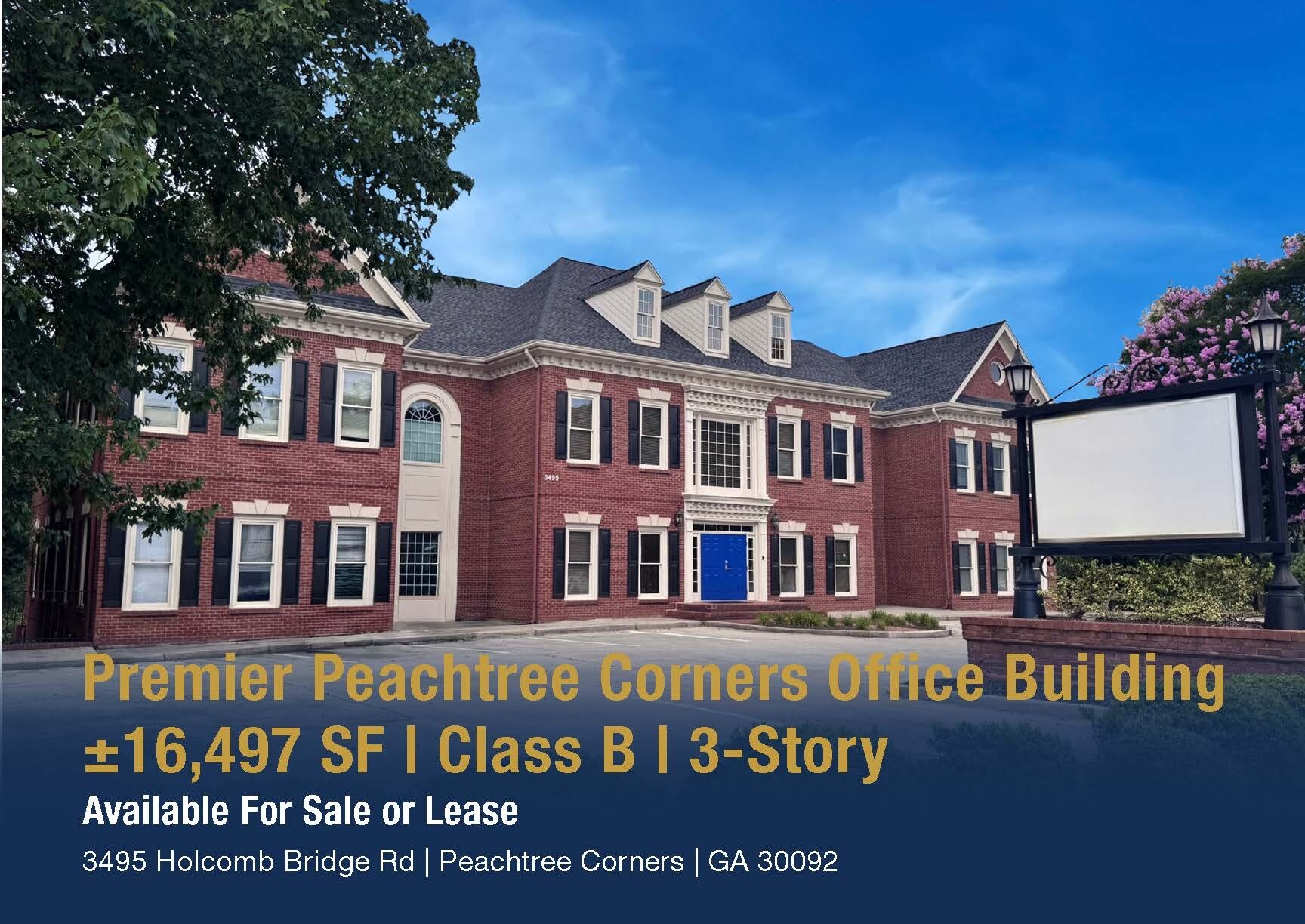 3495 Holcomb Bridge Rd, Peachtree Corners, GA à vendre Photo de l’immeuble– Image 1 sur 39
