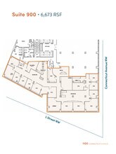 1100 Connecticut Ave NW, Washington, DC à louer Plan d’étage– Image 1 sur 1