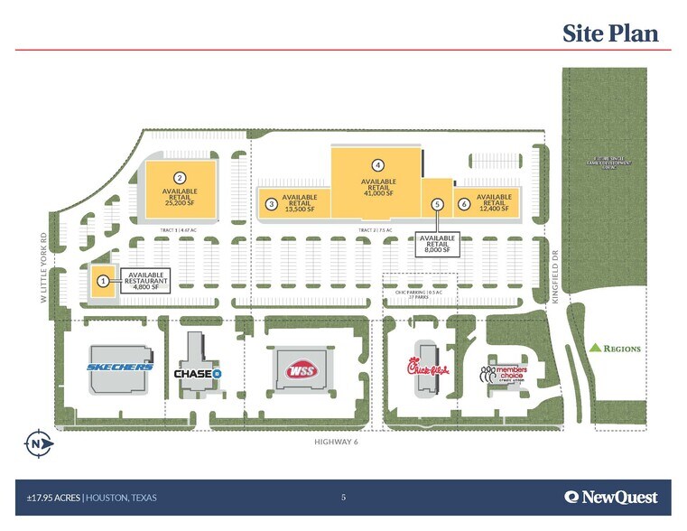 Highway 6 & W Little York, Houston, TX à louer - Plan de site – Image 2 sur 3