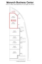 4375 S Valley View Blvd, Las Vegas, NV à louer Plan de site– Image 1 sur 1