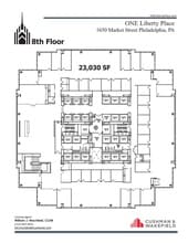 1650 Market St, Philadelphia, PA à louer Plan d’étage– Image 1 sur 1