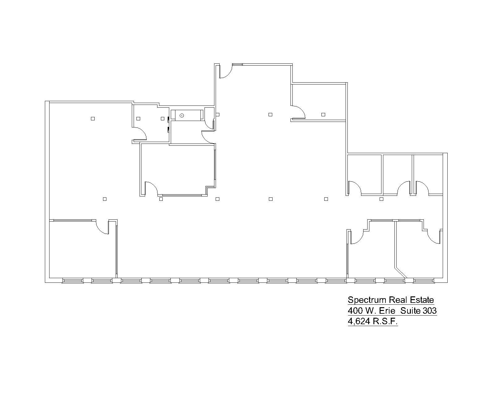 400 W Erie St, Chicago, IL à louer Plan d’étage– Image 1 sur 1